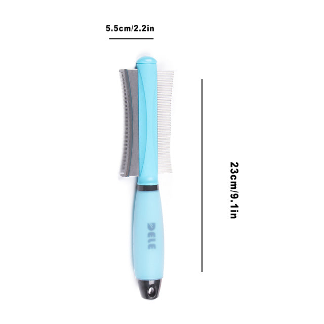 Pet Double-sided Deshedding Brush - fede-rizzo