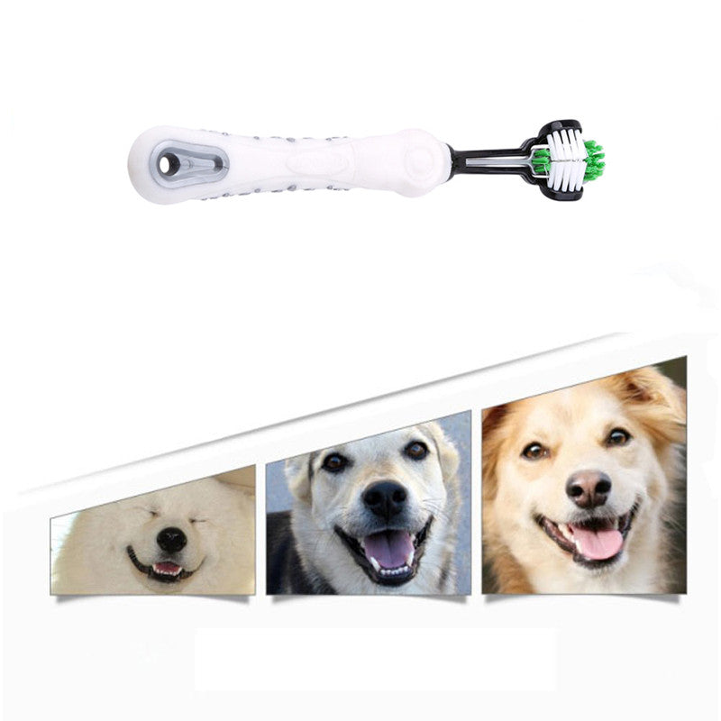 Three Sided Pet Toothbrush - fede-rizzo
