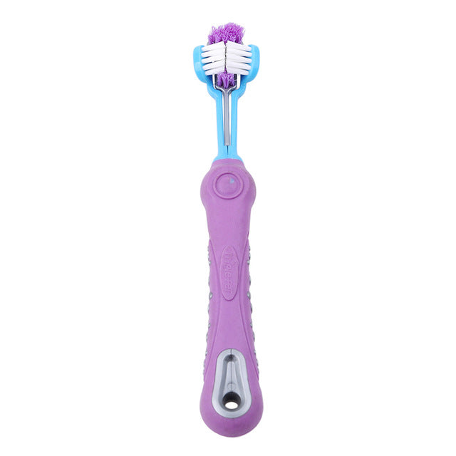 Three Sided Pet Toothbrush - fede-rizzo