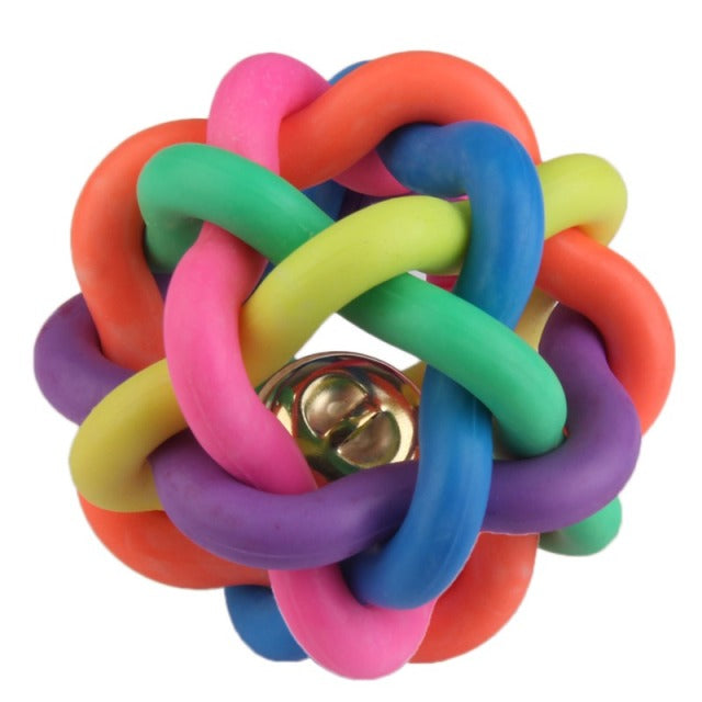 Pet Colorful Rubber Training Chew Ball - fede-rizzo