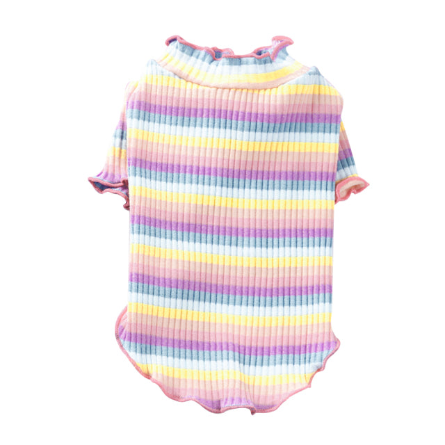 Color Stripes Puppy Vest Clothes - fede-rizzo
