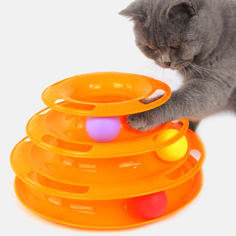 3 Layers Track Turntable Balls Toy - fede-rizzo